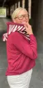 Cagoule rayée