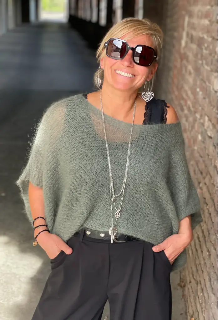 Pull rectangle Kid Mohair