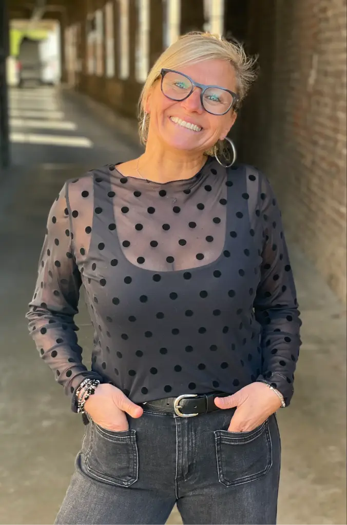 Blouse voile pois