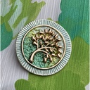 Broche aimant arbre bord