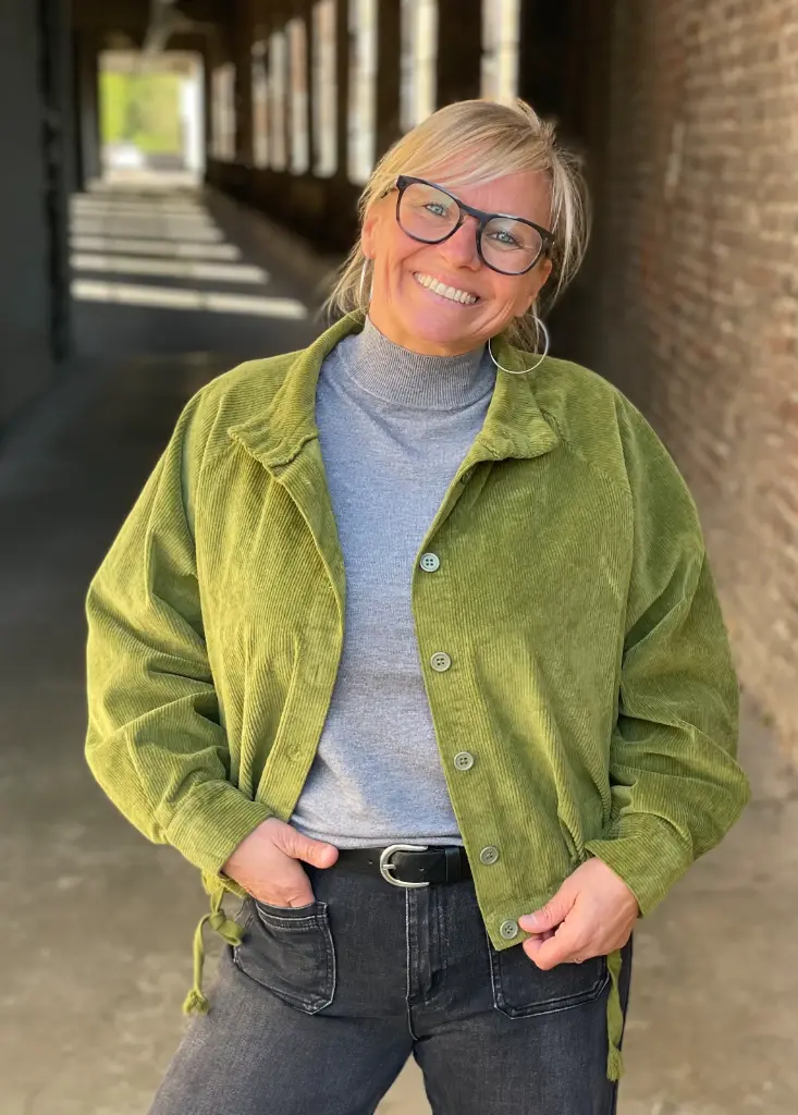 Blouson velours côtelé
