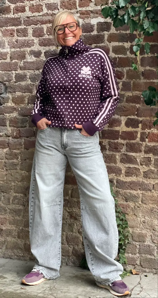 Jeans Barrel gris