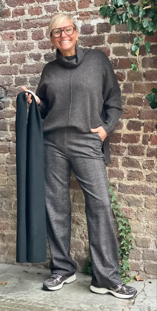 Pantalon Clara Pied de poule