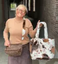 Sac épaule réversible Cow-girl