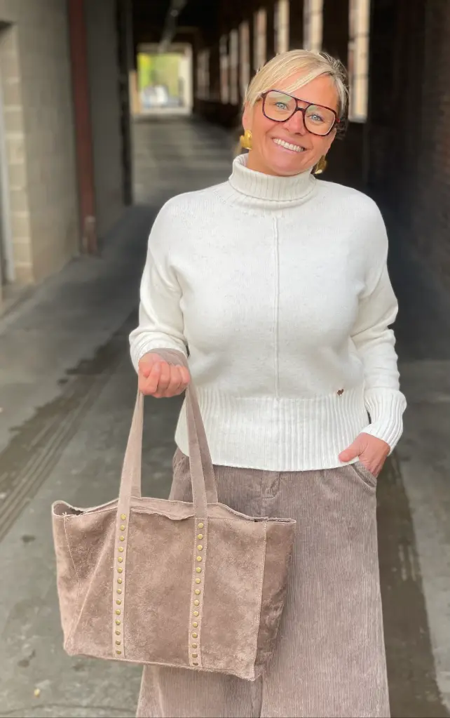 Pull col montant Cica