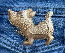 Broche aimant chien