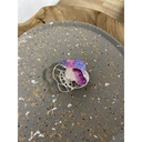 Broche aimant effet pierre strass