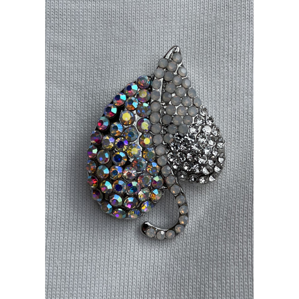 Broche aimant feuille parapluie