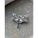 Broche aimant grande libellule
