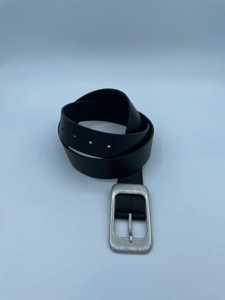 Ceinture boucle rectangle metal