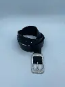 Ceinture boucle rectangle metal
