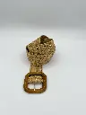 Ceinture raphia boucle carrée/bois