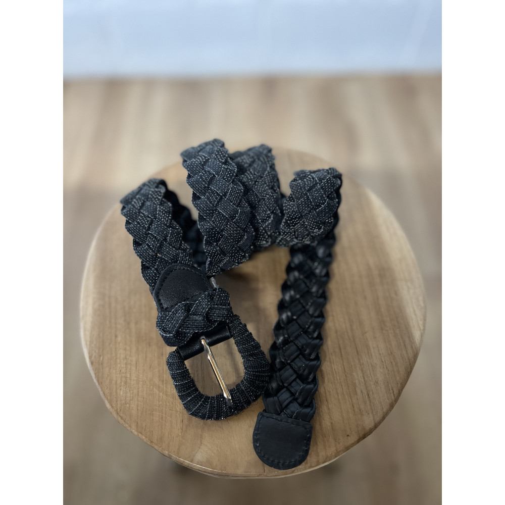 Ceinture tresse rotin