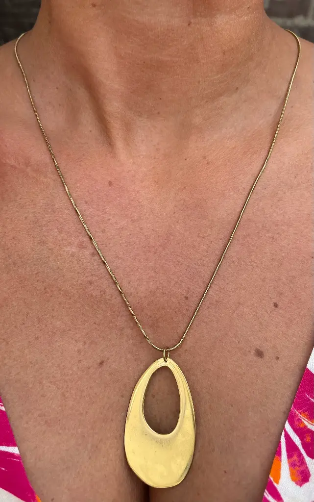 Collier chaîne goutte YL HWFK020