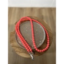 Collier téléphone perles brillantes