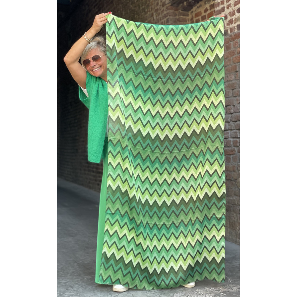 Foulard Zig-Zag