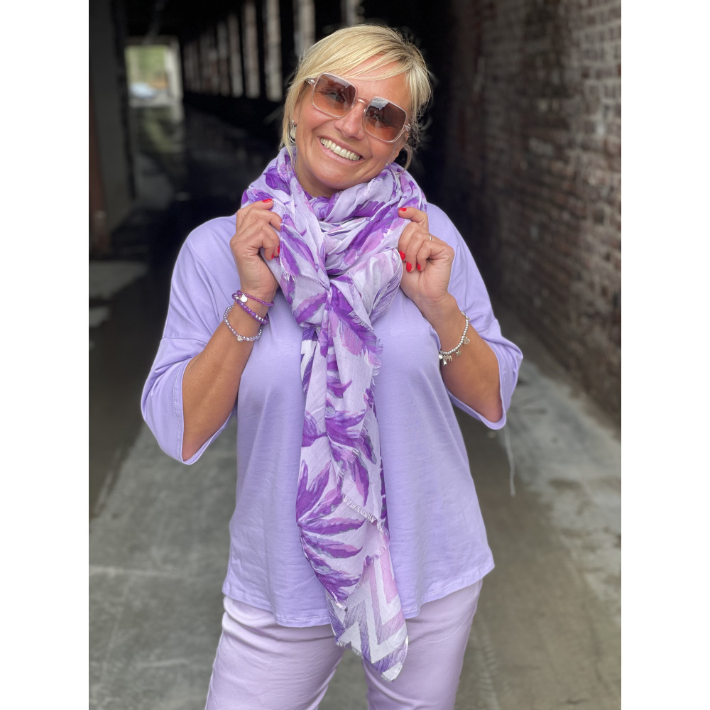 Foulard feuilles AP