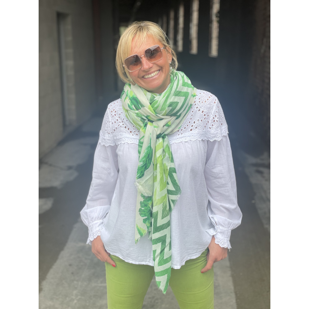 Foulard feuilles AP