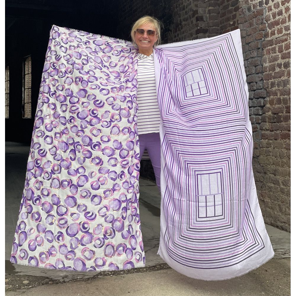 Foulard lignes formes AP