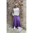 Jupe satin unie