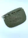 Pochette en cuir graine grand format