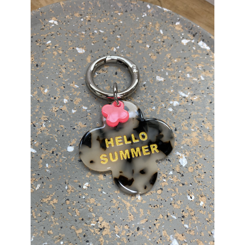 Porte clefs Trefle Hello Summer