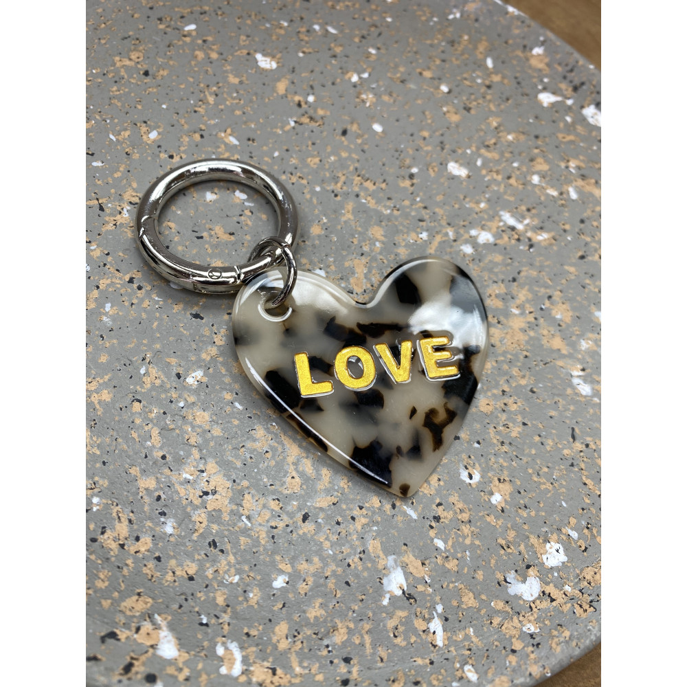 Porte clefs coeur Love