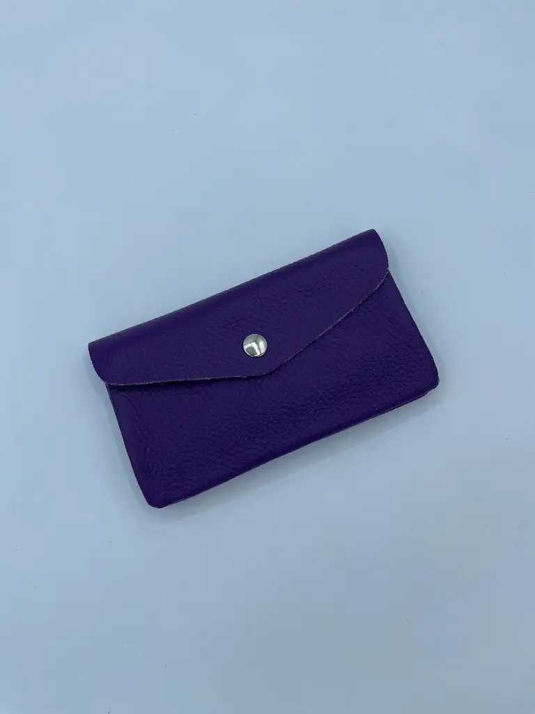 Portefeuille cuir grainé