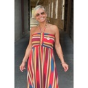 Robe bustier longue lignee
