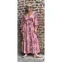 Robe soie manches