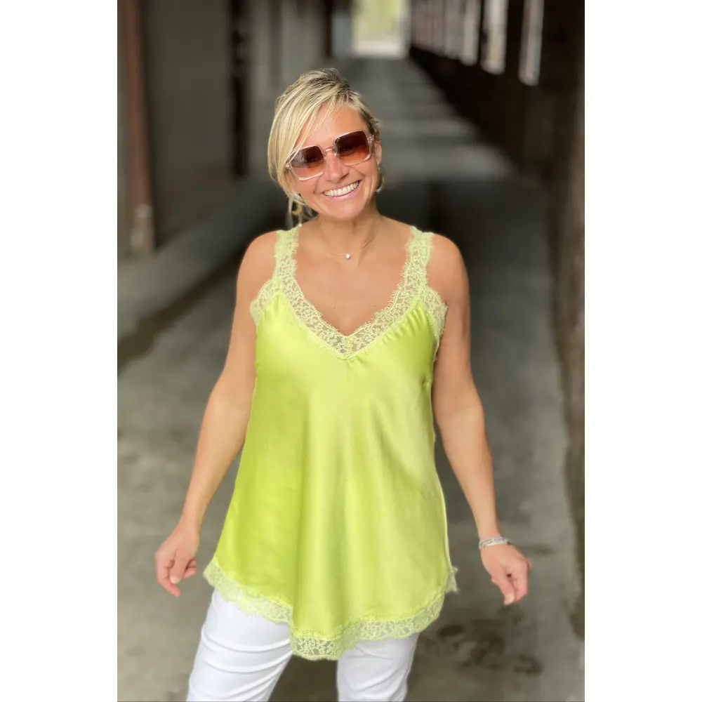 Top dentelle large