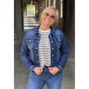 Veste jeans fonce