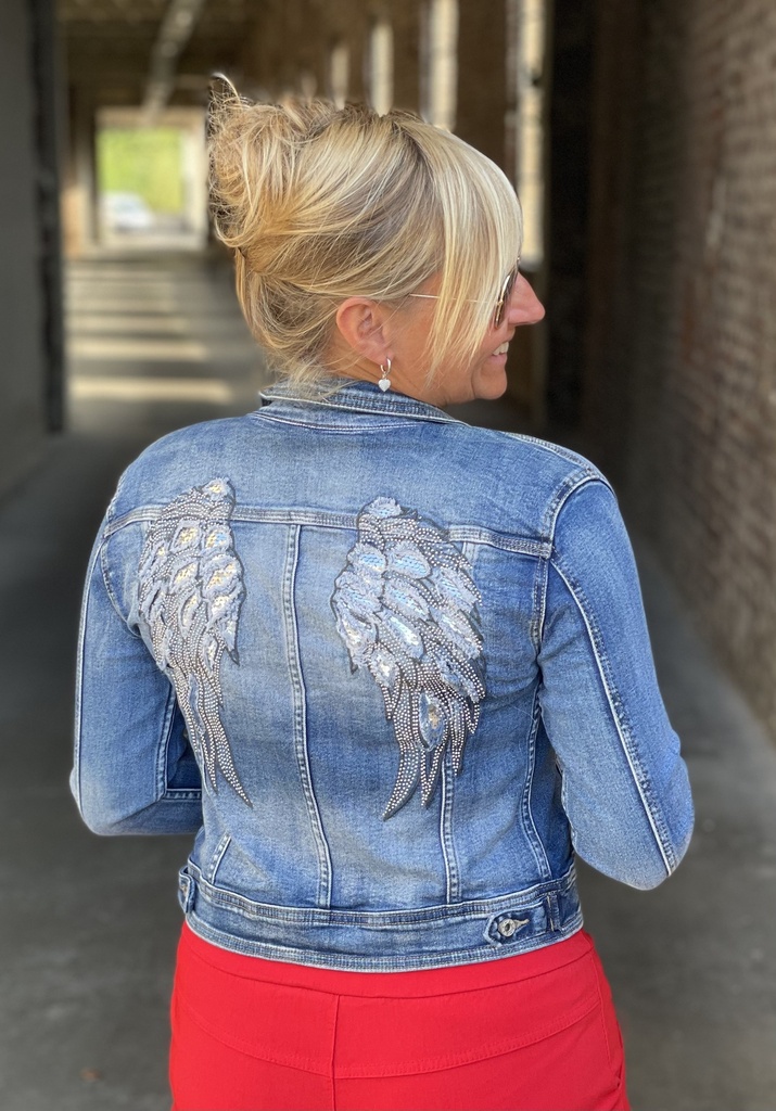 Veste jeans Ailes