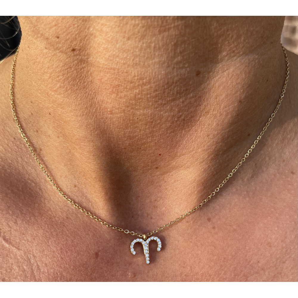 Collier chaîne Zodiac Bélier XL0388