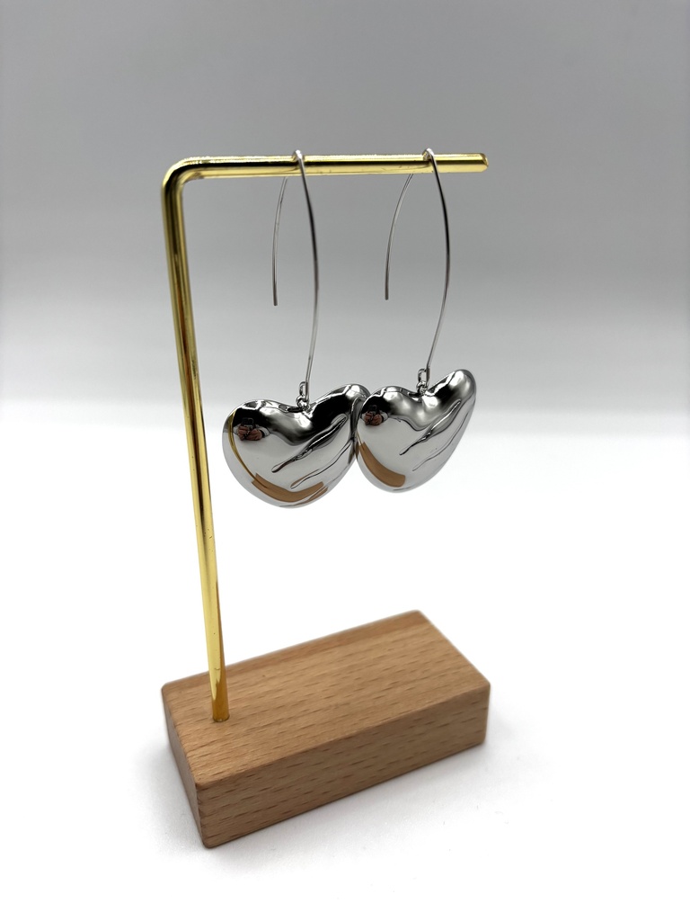 Boucles d'oreilles Coeur Griffes n°142