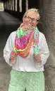 Blouse V noeud uni