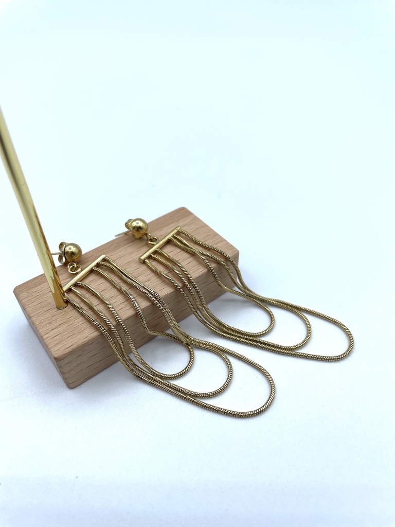 Boucles d'oreilles 3 cordes n°115