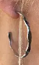 Boucles d'oreilles Créoles Ecrou n°109