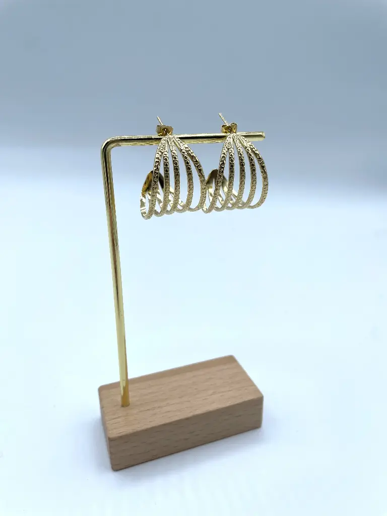 Boucles d'oreilles Bague 5 branches n°110