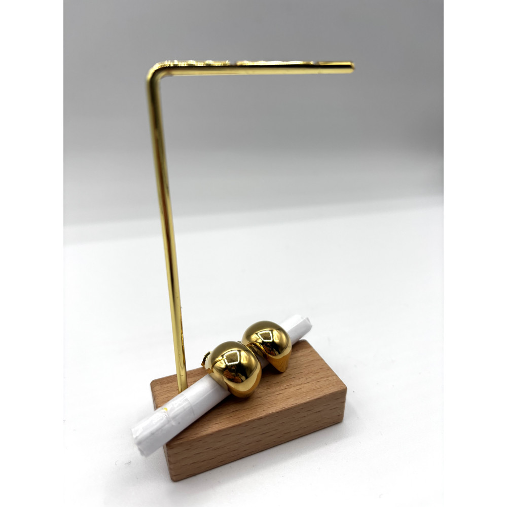 Boucles d'oreilles goutte creuse n°124