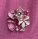 Broche aimant bouquet brillant