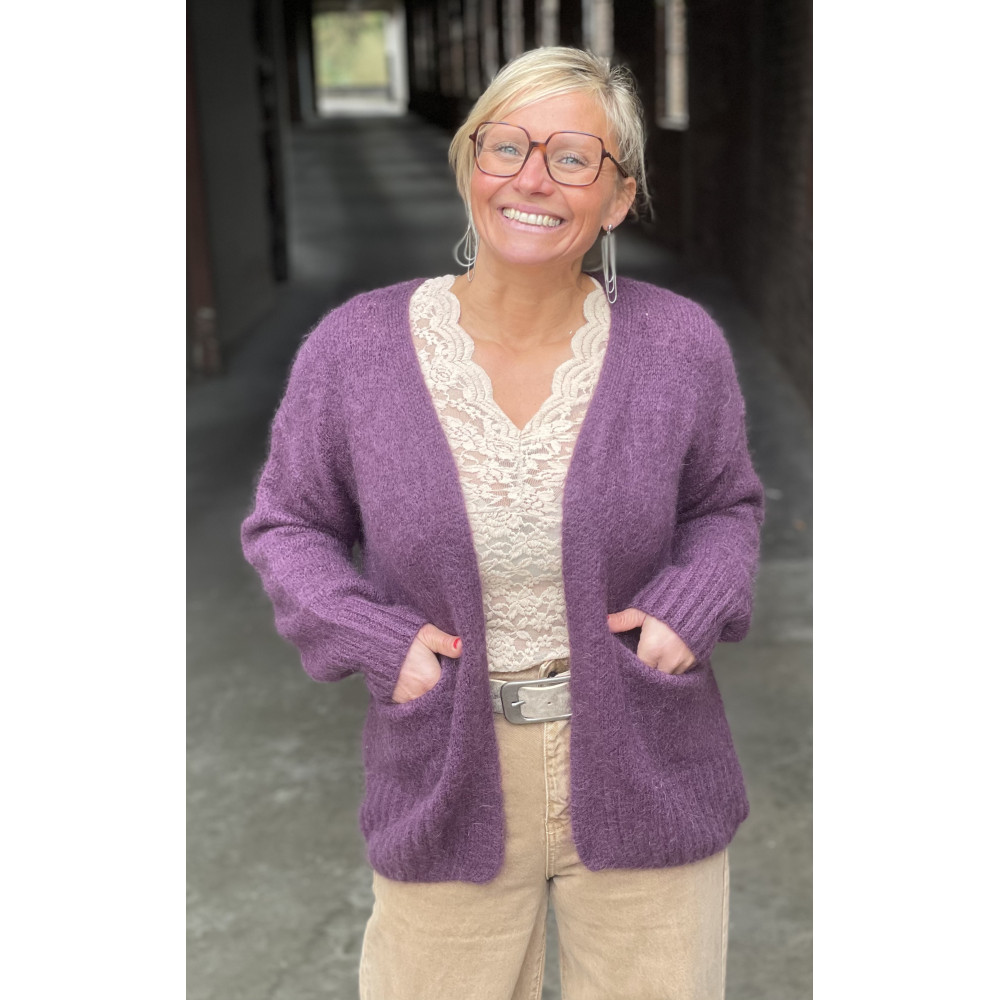 Caraco dentelle manches longues