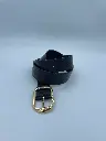 Ceinture brillante boucle ovale dorée