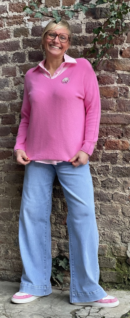 Jeans large bord