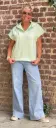 Jeans large bord