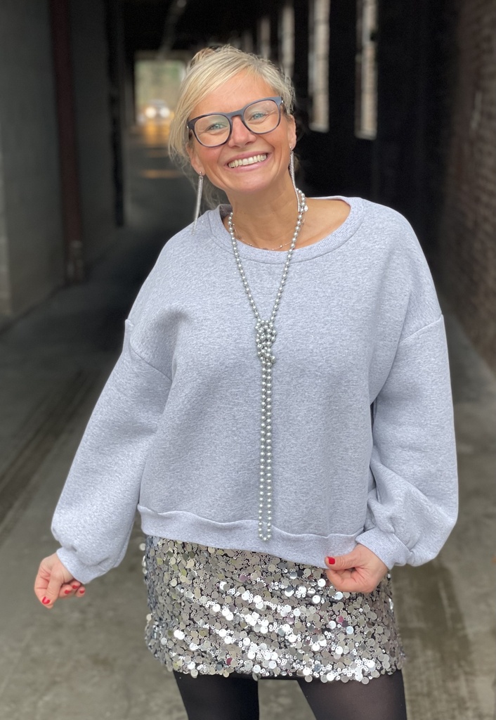 Jupe courte Maxi Sequins