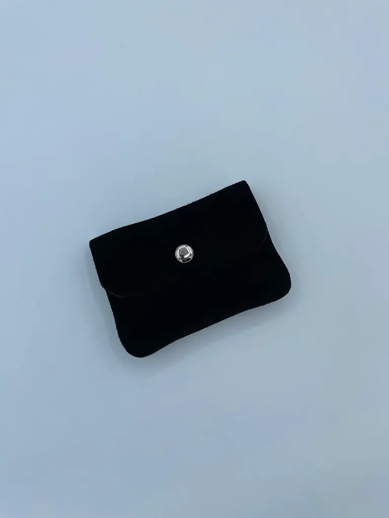 Porte monnaie/cartes daim uni