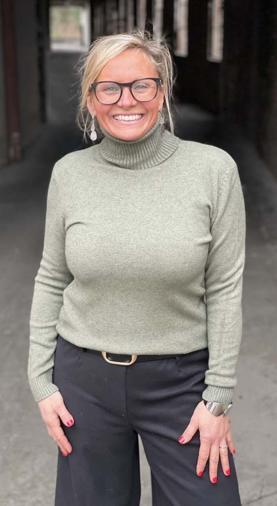 Pull col roulé épais