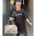 Sac GAGA brillant boucles grand