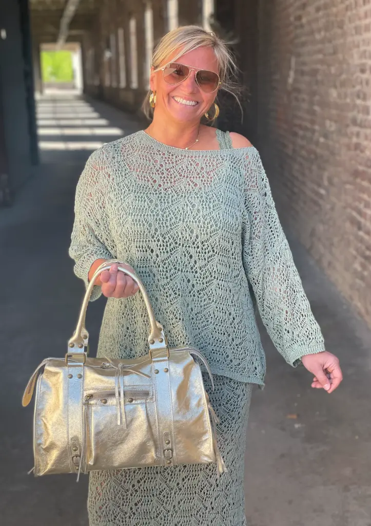 Sac GAGA brillant boucles grand